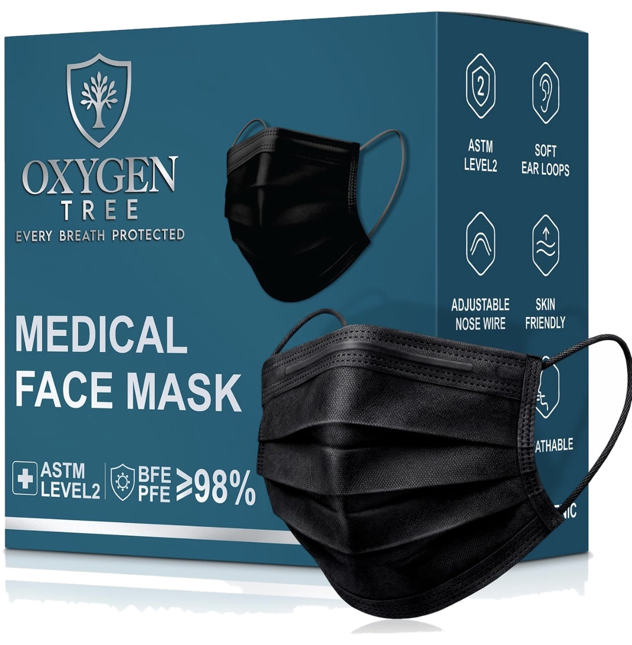 OXYGEN TREE ASTM Level 2 face mask product